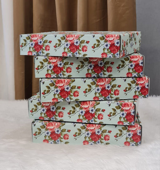 (10.5x 7.5 x 2 inch) Multipurpose Decorative Folding Paper Cardboard Box DIY Box for Gift Hamper,Wedding gifing.