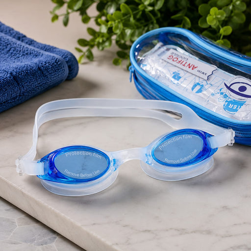 Swimming Goggles | Anti-Fog UV Protection Swim Glasses with Adjustable Strap & Storage Case | Waterproof Swim Goggles for Boys & Girls
