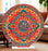 Round Ganpati Mandap with Stand – 18 Inch | Mandala & Peacock Theme + Jharokha Shape Option