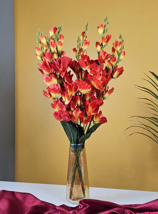 Gladious Artificial Flower Bunch for Gifting, Home Decor, Bedroom, Garden, Balcony,Table Top, Office Corner Decoration and Craft