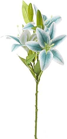 Head Lily Artificial Flowers Sticks for for Gifting, Home Decor  Petals Lily