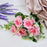 Carnation Sticks Artificial Flowers Bouquet Sticks for Gifting, Home Decor, Room,Bedroom, Living Room, Anniversary Decoration Diwali Decor(Material: Fabric) (Without Vase Pot)