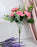 Carnation Sticks Artificial Flowers Bouquet Sticks for Gifting, Home Decor, Room,Bedroom, Living Room, Anniversary Decoration Diwali Decor(Material: Fabric) (Without Vase Pot)