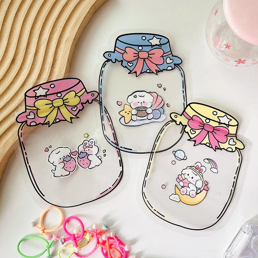 Small Random Color Jar Design Ziplock  Pouches  For Gifting, Return Gifts, Birthday, Baby Shower, Party Pouches | Chocolate & Dry Fruit Packing
