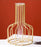 1 Pcs Propagation Station with Metal Frame, Test Tube Glass Items Vase for Flower Pot,Gift, Home Decor, Bedroom, Office Corner, Living Room, Decoration (Pack of 1) (Gold)
