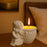 Randon (Any) Colour Angel Design Scented Wax Candle – White Angel Jar with Wax for Home Decor, Gift Purpose, Tealight, Aroma Candle, Decorative Fragrance Candle, Romantic Lighting