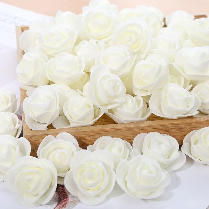 Artificial Eva Foam Rose Flowers Water Floating Flowers, Pooja Thali, Festival and Events, Home, Table, Bedroom, Pooja Room, Diwali Decoration Items and DIY Craft