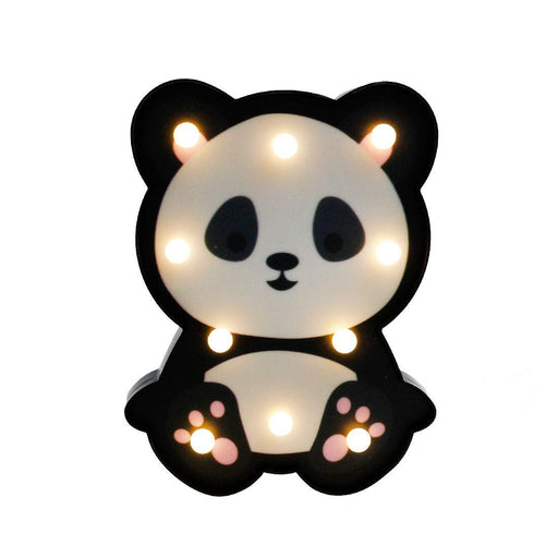 Animal Decoration Panda lamp Marquee Portable LED Night Light for kids, Adorable Room Decor & Gift for Toddlers, LED Night Light (White, Pack of 1)