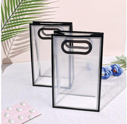 Big Size (30 X 12 X 40 CM) Transparent Bag Goodie Bags, Clear Gift Bag, Hamper Bag,Carry Bags,Shopping Gift Bag,Gifting,Presents,Return Gifts,Birthday,Festivals,Events