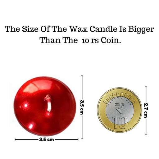 UFO Round Wax Candle for Home Decore, Living Room, Bed Room, Festivals Like Diwali for Meditation, Relaxation, Air Freshening