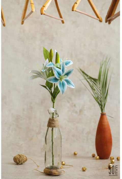 Head Lily Artificial Flowers Sticks for for Gifting, Home Decor  Petals Lily