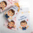 Cartoon Gift pouch/Potli with Ribbon | Cute Pink & Blue Candy Wrapper for Birthday Return Gifts, Kids Party Favors, Small Treat Bags, Goodie Bags, Specially For Baby Shower Gifting ,Return Gift,Potili Pouch (Happy Every Day Design)
