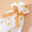 Polka Dot Gift Pouches with Satin Ribbon – White & Silver/Gold Dots