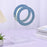 Small Transparent Bags with Circle Handle Gift Paper Bag, Carry Bags, Gift Bag, Gift for Birthday, Valentine, Marriage, Festivals, Season's Greetings and Events (Blue) (Small)(18 x 9 x 20 cm)