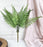 Artificial Flower Fren Bunch Leaves for Gifting, Home Decor, Balcony, Office, Bedroom, Living Room Decor, Raksha Bandhan (1 Bunch,Green,PVC) (36 cm) (without Vase)