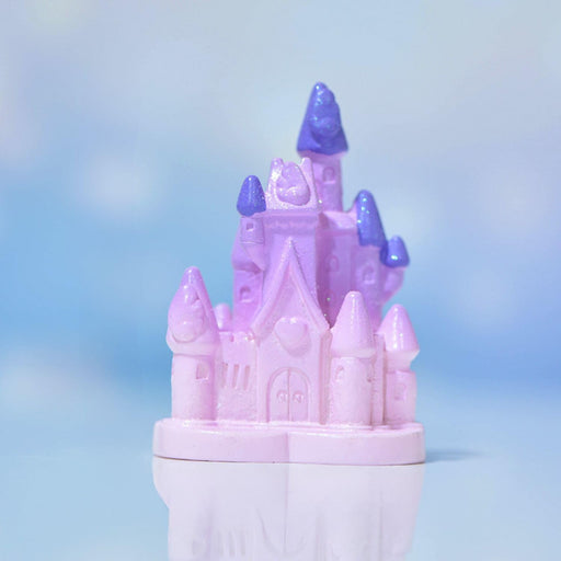 Miniature Castle Figurines | Fairy Tale Theme Decorative Showpieces for Home, Garden, Office, Desk, Cake Decoration & Gifting (Purple, Resin)