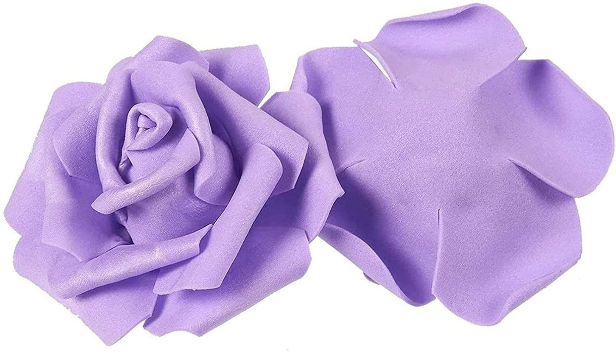 Artificial Floating Rose Flower Head Foam Big Fake Beach Water Flowers, Pooja Thali, Festival and Events, Home, Table, Badroom, Pooja room, Diwali decoration items and Diy Craft