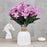 Artificial Dahlia Peony Flowers for Home, Office, Bedroom, Living Room, Events, Birthdays, Festivals & Gifting (Fabric, Without Vase)
