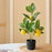 Artificial Lemon Plant with Pot succulent, Artificial Flower Decoration Plant for Home Decor Item, Office, Bedroom, Living Room, Shop Decoration Items ( Green)