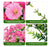 Artificial Hanging Flowers for Home Decor, Pink Flower Vine Garland for Wall, Door, Balcony, Garden, Wedding, Party, Mandap, Room, Office & Festival Decoration