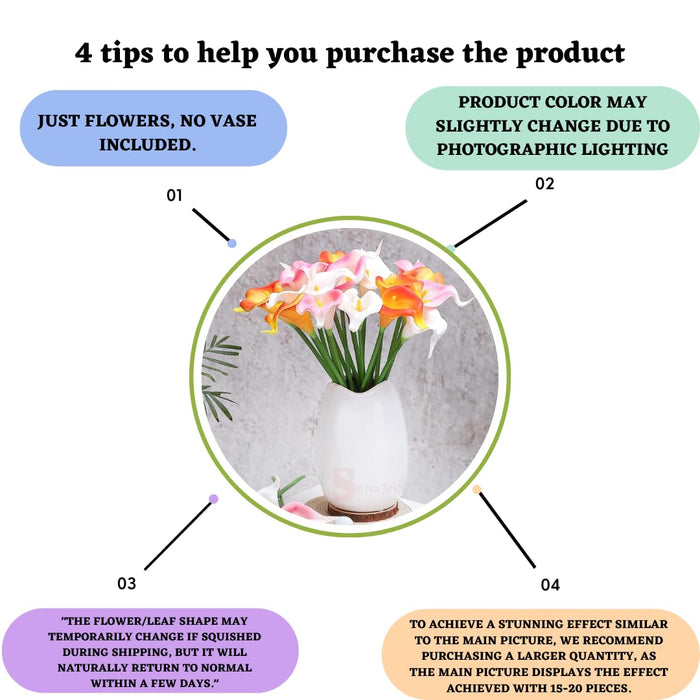 Artificial Flower Rubber Lily Sticks for Bouquet Wedding Decoration, DIY Artificial Garland Supplies Lilly Flower Sticks.