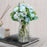 Artificial Peony Rose Flower Bunch for - Home, Office, Bedroom, Balcony,Table Display, Living Room Decoration and Craft Corner- (Without Vase)