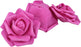Artificial Floating Rose Flower Head Foam Big Fake Beach Water Flowers, Pooja Thali, Festival and Events, Home, Table, Badroom, Pooja room, Diwali decoration items and Diy Craft