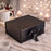 Collapsible Magnetic Gift Box with Satin Ribbon | Premium Folding Rigid Cardboard Box for Gift Hampers, Wedding, Valentine & Multipurpose Packaging