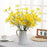 Artificial Daisy Sunflowers for Home Decor, Office, Living Room, Balcony, Wedding & Gifting | Realistic Faux Flower (Only Flower, No Vase)