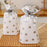 Polka Dot Gift Pouches with Satin Ribbon – White & Silver/Gold Dots