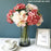 Artificial Hydrangea Fake Flowers Bunch decorative items for Diwali Home, Room, Office, Bedroom, Balcony, Living Room, Table Decoration, Plants and Craft Items Corner (Without Vase Pot)