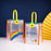 Cute  Gift Bag with Handle | Transparent PVC Return Gift & Hamper Bag | 14×12×19 CM | 3 Assorted Designs