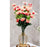 Artificial Fake Flowers Bunch decorative items for Diwali Home,Artificial Orchid Flower Bunch/Bouquet,Room, Office, Bedroom, Balcony, Living Room, Plants and Craft Items Corner (Without Vase)