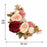 Big Artifical Flower stylish Brooches Ready to use flower bunch for any occation, Ganpati decor, Toran decoration stylish brooches.