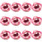 Artificial Small Rose Flowers Fake Fabric Head Rose Flowers For Home Decoration, Gift, Mandir Pooja Table, Cake Decor, Bouquet Making, Backdrop, DIY Art Craft, Diwali Items Material (4 cm)