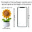 Handmade Sunflower Crochet Flowers head with Pot Completed Hand Woven Sunflowers Daisy Knitted Potted flower Plants Cute Knitted Flower pot for Home Decoration,Table Top,Table Decoration,Knitted sunflower pot gift for her/him