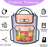 Small Backpack style Ziplock Goodie Pouches With Handle For Gifting, Return Gifts, Birthday, Baby Shower, Party Pouches | Chocolate & Dry Fruit Packing (Small)(21 x 18 cm)