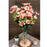 Artificial Fake Flowers Bunch decorative items for Diwali Home,Artificial Orchid Flower Bunch/Bouquet,Room, Office, Bedroom, Balcony, Living Room, Plants and Craft Items Corner (Without Vase)