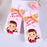 Cartoon Gift pouch/Potli with Ribbon | Cute Pink & Blue Candy Wrapper for Birthday Return Gifts, Kids Party Favors, Small Treat Bags, Goodie Bags, Specially For Baby Shower Gifting ,Return Gift,Potili Pouch (Happy Every Day Design)