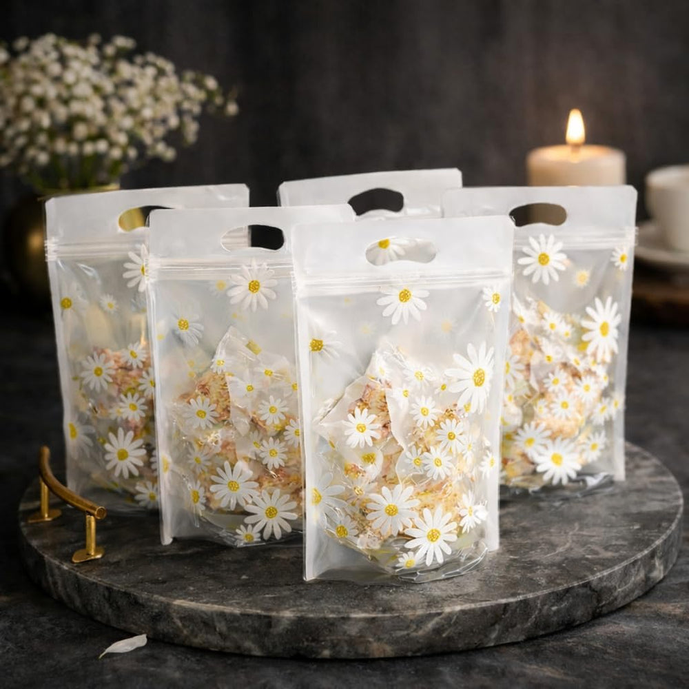 Small Random Ziplock Goodie Pouches With Handle For Gifting, Return Gifts, Birthday, Baby Shower, Party Pouches | Chocolate & Dry Fruit Packing, Gifting Pouch