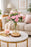 Artificial Peony Rose Flower Bunch for - Home, Office, Bedroom, Balcony,Table Display, Living Room Decoration and Craft Corner- (Without Vase)