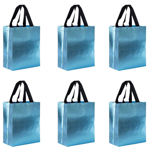 Medium Size Non Woven Fabric Bag With Handle 26 x 29 cm Gift Paper bag, Carry Bags, gift bag, gift for Birthday, gift for Festivals, Season's Greetings and other Events(Blue)