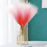 small Faux Pampas Grass Artificial Flowers Fake Flower for Home, Office, Bedroom, Balcony, Living Room, Table Decoration, Plants and Craft Items Corner