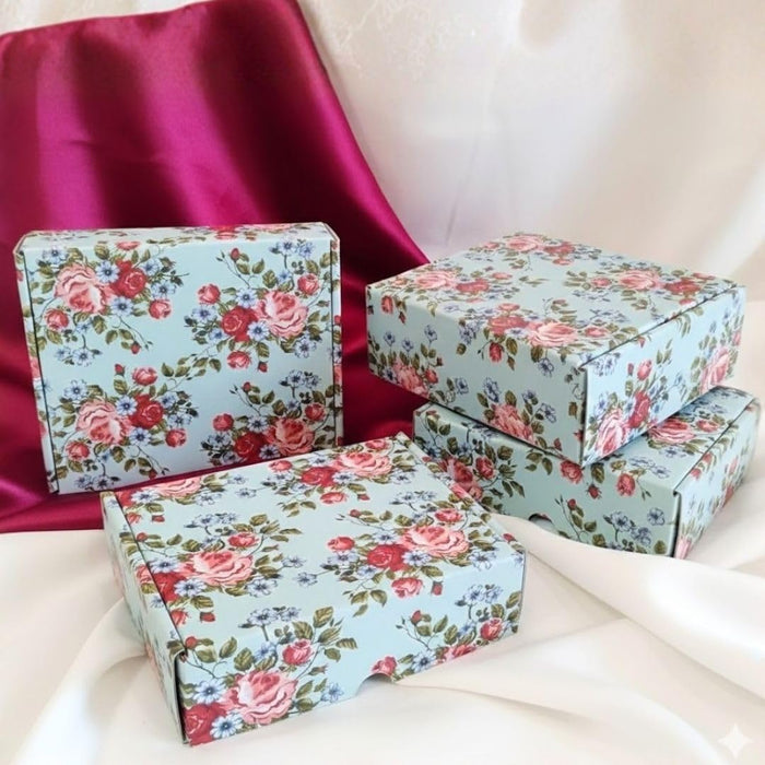 (7x 5.5 x 2 inch) Multipurpose Decorative Folding Paper Cardboard Box DIY Box for Gift Hamper,Wedding gifing.
