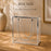 Clear Transparent Gift Box with Frame and Rope Handle for Hampers, Wedding Gifts, Return Gifts, Chocolates, Dry Fruits, Cosmetics, Baby Shower, Festive Gifting & Premium Gift Packaging (20 cm x 21 cm x 9 cm)