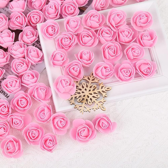 Artificial Eva Foam Rose Flowers Water Floating Flowers, Pooja Thali, Festival and Events, Home, Table, Bedroom, Pooja Room, Diwali Decoration Items and DIY Craft