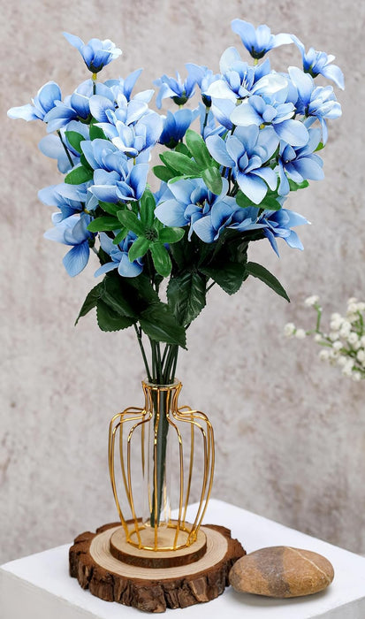 Artificial Fake Flowers Bunch decorative items for Diwali Home,Artificial Orchid Flower Bunch/Bouquet,Room, Office, Bedroom, Balcony, Living Room, Plants and Craft Items Corner (Without Vase)