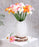 Artificial Flower Rubber Lily Sticks for Bouquet Wedding Decoration, DIY Artificial Garland Supplies Lilly Flower Sticks.