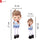 Hanging Legs Cute Boy and Girl Home Decor Showpiece – Elegant Hanging Leg Design for Decorative Room Enhancement(Model 1)