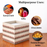 Multipurpose Decorative Viral Folding Paper Box (without net and Twister) Rectangle Cardboard Box DIY Tray for Gift Hamper, Gifting (Cardboard Folding Paper Box),Room Hamper,Wedding Hamper